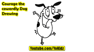 The arc starts on the right side of the head near the bottom part of the eye and extends out, then if you like the cartoon, courage the cowardly dog, then you will like the following drawing lesson. How To Draw Courage The Cowardly Dog Youtube