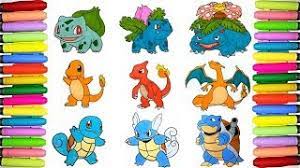 These pokemon coloring pages allow kids to accompany their favorite characters to an adventure land. Pokemon Coloring Book Kanto Pokedex Ep 1 Youtube