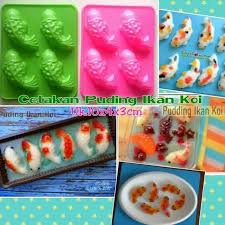 Puding ultah ukuran 20 cm @255 rb ukuran 22 cm @275rb ukuran 24 cm @300 rb khusus area pemesanan : Cetakan Puding Dua Koi Agar Hijau Muda Shopee Indonesia