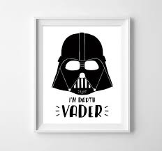 Darth Vader Star Wars Illustration Nursery Art Wall Print Etsy Star Wars Drawings Star Wars Art Drawings Star Wars Illustration