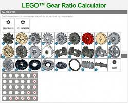 My Gear Ratio Calculator Has Been Updated In 2020 Lego Gears Lego Technic Lego