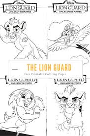 Here is full collection of free printable lion coloring sheet for kids! The Lion Guard Coloring Pages Unleash The Power