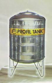 Precision tank's chemical weigh tanks are made of stainless steel, with an optional stainless steel water rinse ring. Profil Tank Tandon Stainless Steel Tangki Dengan Kaki Ps 8000 Jual Tandon Tangki Air Murah Surabaya Plastik Stainless