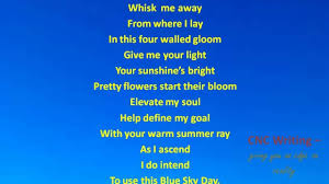 Sell custom creations to people who love your style. Poem Blue Sky Day Youtube