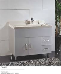 These metal cabinets can match a host of changing trends in your bathroom. 140 Best Modern Stainless Steel Bathroom Cabinet Ideas Stainless Steel Bathroom Vanity Stainless Steel Bathroom Vanity Sink