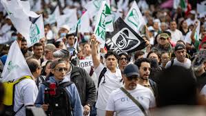 Segunda marcha del IMSS: “La oferta de Robledo es un insulto, esto se va a poner peor”
