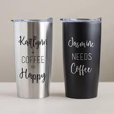 Personalized Stainless Coffee Travel Mug Personalized Coffee Mugs Personalized Coffee Tumbler Mugs