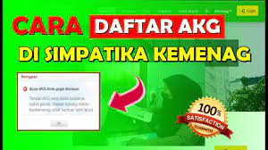 Mulai 17 agustus 2015, kemenag mengembangkan secara mandiri layanan sim ptk online berbasis sistem siap padamu negeri bekerjasama dengan pt. Cara Daftar Akg Di Simpatika Kemenag Youtube