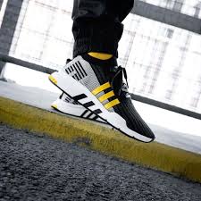 Insidesneakers Adidas Eqt Support Mid Adv Pk Black Yellow Cq2999 Adidas Adidas Eqt Sneakers Men