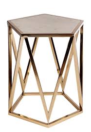 Charlyn Marble Top Side Table Marble Top Side Table Stainless Steel Side Table Side Table