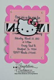Jingvitations Hello Kitty Animal Print Baby Shower Invitations Hello Kitty Birthday Invitations Hello Kitty Invitations Hello Kitty Baby Shower
