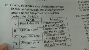 Kaca digosok dengan kain sutera. Smp Kelas 9 Fisikabab 1 Listrik Statislatihan Soal 1 1 Jawabanku Id