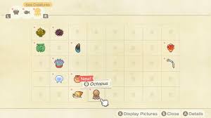 Animal crossing sea creature list: Animal Crossing Sea Creatures Guide When Where And How To Catch Them In New Horizons Thesixthaxis