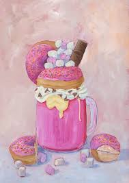 Freakshake Art Extreme Milkshake Milkshake Print Acrylic Etsy Canvas Painting Diy Diy Painting Art