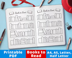 Goodnotes, notability, xodo & onenote. Bullet Journal Reading Tracker Printable Books To Read Etsy