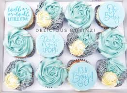 Guests at the baby shower always want something delicious to eat. Delicious By Linzi Baby Shower Cupcake Set For A Baby Boy Babyshowercupcakes Babyboy Babyboycupcakes Hellobaby Babyshowerideas Cupcakes Deliciousbylinzi Bootlecakes Crosbycakes Southportcakes Liverpoolcakes Merseysidecakes Instacakes