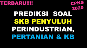 Bacalah dengan seksama dan cobalah menjawab secara mandiri sebelum membaca kunci jawaban! Prediksi Soal Skb Penyuluh Perindustrian Pertanian Dan Penyuluh Kb Youtube