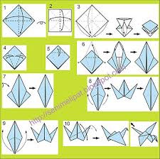 Cara membuat origami burung dalam bahasa inggris dan artinya. Cara Membuat Burung Dari Kertas Origami Seni Origami Tutorial Origami