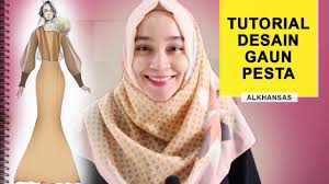 Selain itu, model dress batik ini juga hadir dengan desain baju batik untuk orang gemuk. Tutorial Mendesain Gaun Pesta Tutorial Fashion Desain Belajar Gambar Fashion Gambar Baju Pesta Youtube