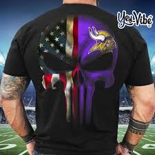 Official instagram account of the minnesota vikings. The Punisher Skull Flag Minnesota Vikings Shirt
