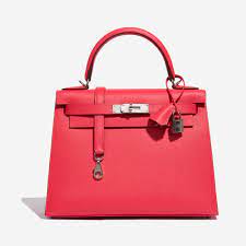 Hermes Kelly 28 Epsom Rose Extreme Saclab