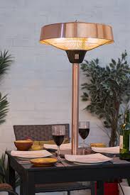 Copper Tabletop Electric Garden Heater Copper Top Table Patio Heater Electric Heater