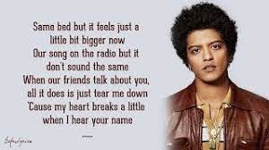When I Was Your Man Bruno Mars Lyrics Youtube