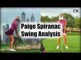 Paige Spiranac Golf Swing Analysis Power From The Legs Youtube Golf Swing Analysis Paige Golf