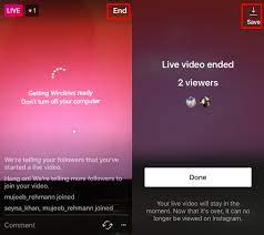 The instagram ask your confirmation to end the live video, select the endlive video option. How To Save An Instagram Live Video
