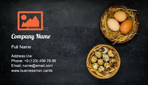 Business / company / personal visiting card maker with photo free visiting card maker app has 75+ creative designs. Create A Businesscards Quail And Chicken Eggs Online Free Download Business Card Template Quail A Chicken Eggs Business Card Maker Business Card Template