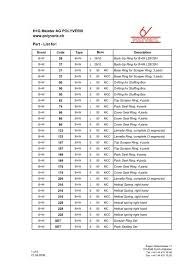 Check spelling or type a new query. Part List For H G Meister Ag Polyverix Www Shipserv