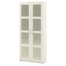 The sliding doors do not take up any space when opened.the surface is durable and easy to keep clean. Brimnes Glass Door Cabinet White 31 1 2x74 3 4 Ikea