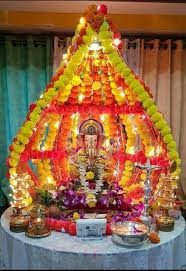Top 81 Creative Ganpati Decoration Ideas For Home That You Should Try Janmashtami Decoration Ganpati Decoration At Home Ganpati Decoration Design