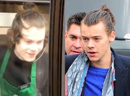 Jennifer lopez usually looks like this: Harry Styles Look Alike Works At Starbucks The Internet Is Obsessed E Online