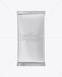 Chocolate Bar Mock Up In Flow Pack Mockups On Yellow Images Object Mockups