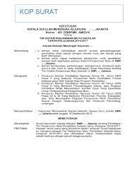 Sk tim penjaminan mutu sekolah smk. Contoh Sk Tim Spmi Smk Jakarta