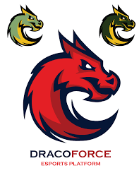 Dragon Force Logo Template On Behance Dragon Icon Graphic Design Illustration Dragon Illustration