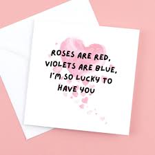 Roses Are Red, Violets Are Blue, I'm so Lucky to Have You. - Etsy Hong Kong