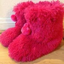 Pink khaki yellow green red blouses & shirts. Kimberly S Mom S Closet Pink Slippers Hot Pink Fur Boots