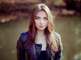 Portrait Of Young Beautiful Woman In Leather Jacket By Oleg Gekman Photo 99361309 500px Young And Beautiful Women Beautiful Women