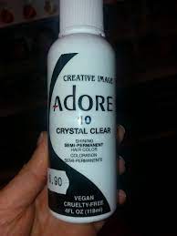 Apply to damp hair while your hair is damp , the hair shaft is open. Creative Image Adore Shine Semi Permanent Color 10 Crystal Clear 118ml Inci Beauty