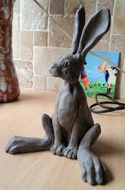 Kathy Jamieson S Hare Sculpture Clay Pottery Animals Ceramic Sculpture
