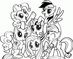My little pony tales showed male ponies alongside female ones and experimented with slice of life stories long before friendship is magic. My Little Pony Coloring Page Coloring Home