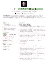 Check spelling or type a new query. Barista Resume Sample Resume Template With Photo