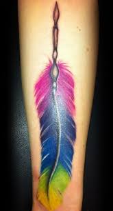 Check out these awesome feather tattoo pictures. 20 Feather Tattoos Girl Leg Tattoos Feather Tattoo Colour Feather Tattoos