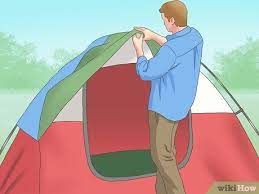 What you'll end up doing is creating your own floor by tarps, foam and possibly an air mattress. How To Assemble A Tent With Pictures Wikihow
