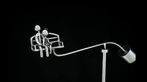 Harry bertoia era vintage kinetic metal wire spray sculpture abstract modernist. Love Is Like A Rollercoaster Kinetic Balancing Desk Toy Physics Sculpture Youtube