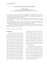 Pdf Pengukuran Dalam Penelitian Psikologi