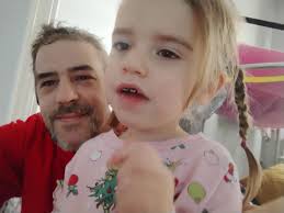 Trying to do my daughter's hair is not going well