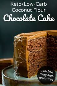 There are some foods you are obsessed about, right? Keto Coconut Flour Chocolate Cake Dairy Free Nut Free Grain Free